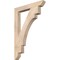 Ekena Millwork Merced Slat Smooth Bracket, Douglas Fir, 3 1/2"W x 28"D x 40"H BKT04X28X40MRC06SDF - alternate 1